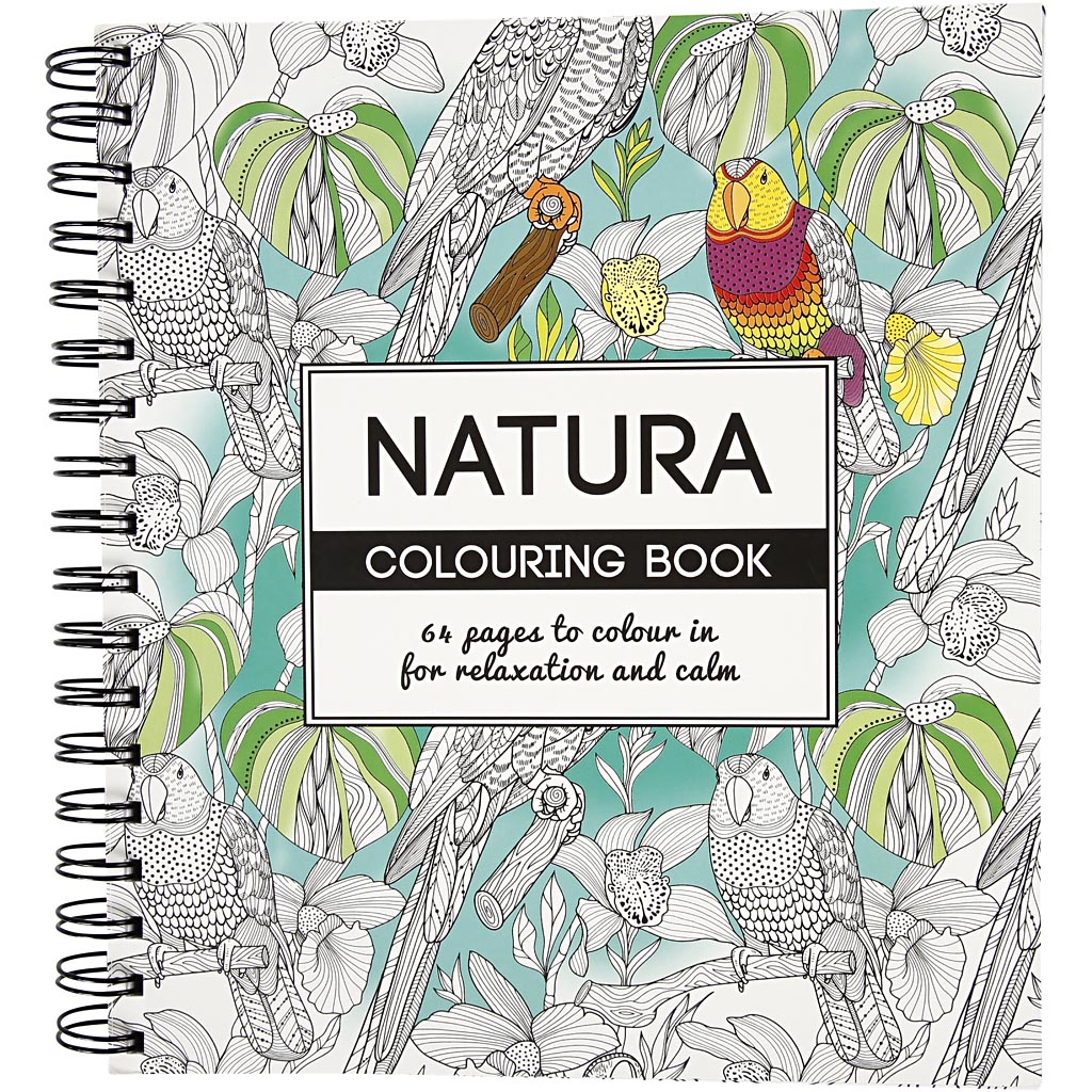 Creativ Company | Malebog Mindfulness - Natur, 64 sider