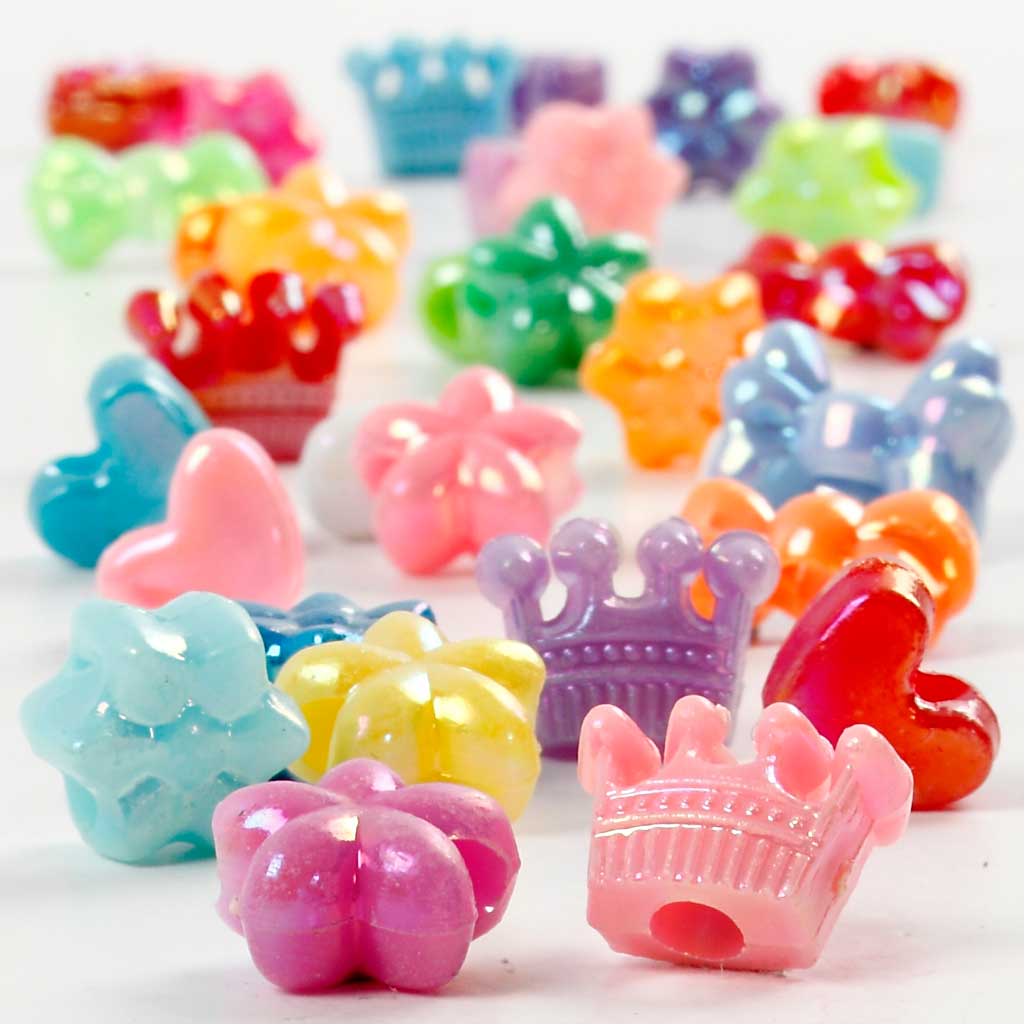 Creativ Company | Plastperler - Figurmix 65 gr. (ca. 190 stk)