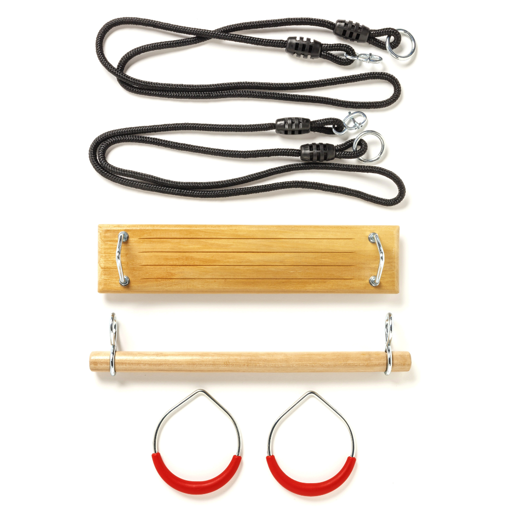 DICE | 3-i-1 gynge & akrobatiksjov (sort reb)