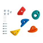 DICE | Klatregreb medium (inkl skruer) - Kulørt, 5 stk