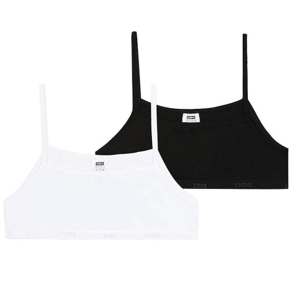 DIM Top - 2-pak - Hvid/Sort