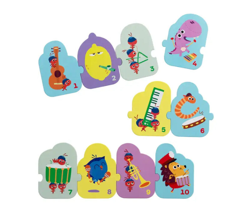 DR Børste 1 Meter Puslespil - 10 Pcs