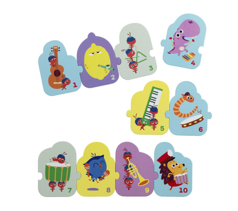 DR / Danmarks Radio | Puslespil m. 10 brikker - Pindsvinet Børste