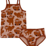 DYR-Cph Undertøj - Dyrnest - Light Clay Multirød Panda