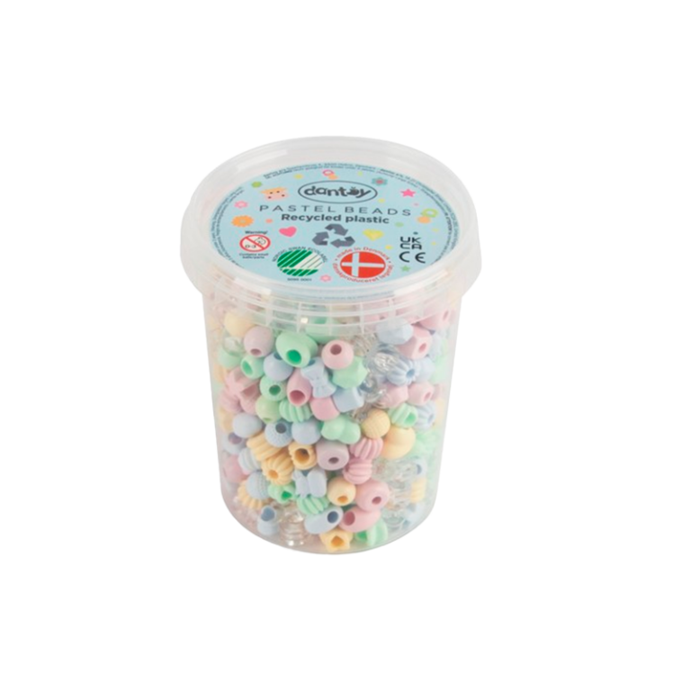 Dantoy | Plastperler - Pastel, 520 stk