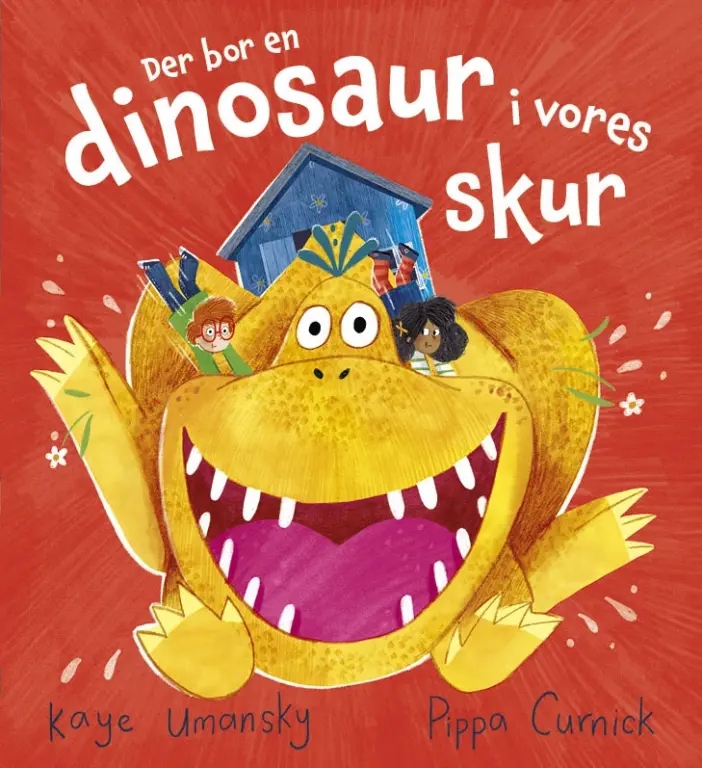 Der bor en dinosaur i vores skur