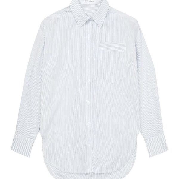 Designers Remix Skjorte - Oversized - Aiden - White/Blue Stripes