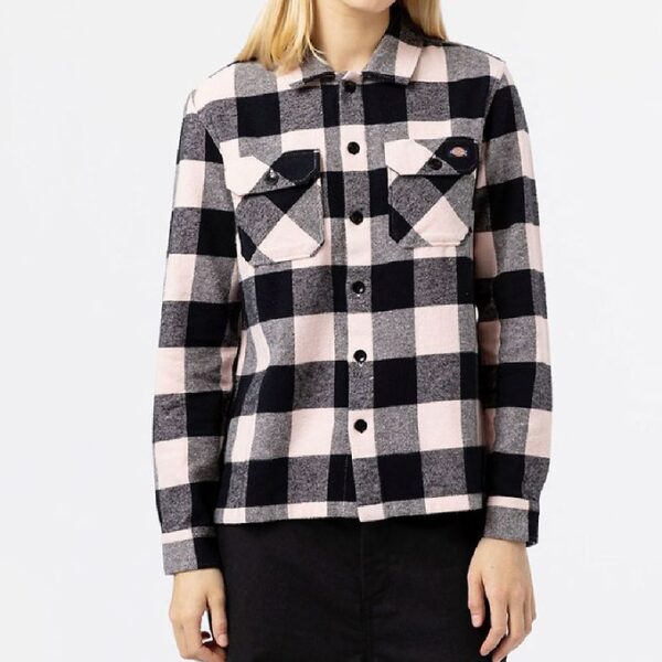 Dickies Skjorte - Sacramento - Sort/Rosa