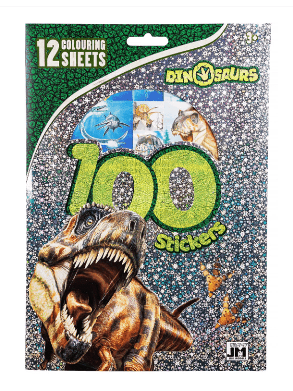 Dinosaur Klistermærker 100 Stk. - Legekammeraten.dk