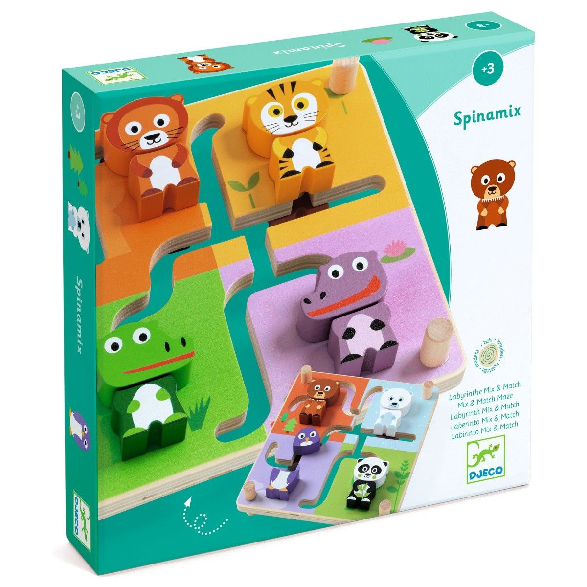 Djeco | 2-sidet labyrint - Hvem er hvem?