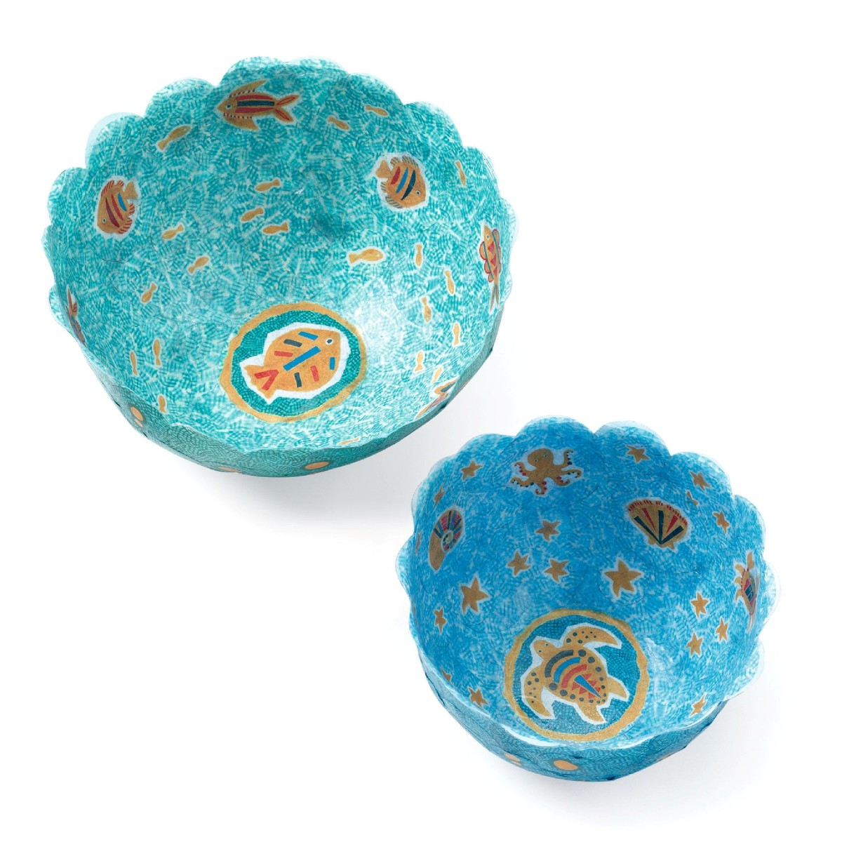 Djeco | DIY - Lav papirskåle, Havet