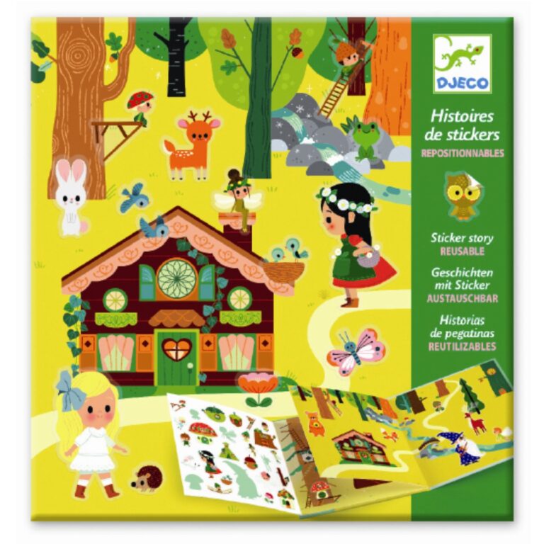 Djeco | Klistermærkebog - Den Magiske Skov