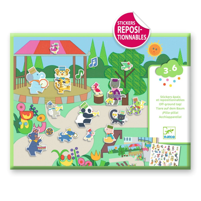 Djeco | Klistermærkeleg - Den store parade