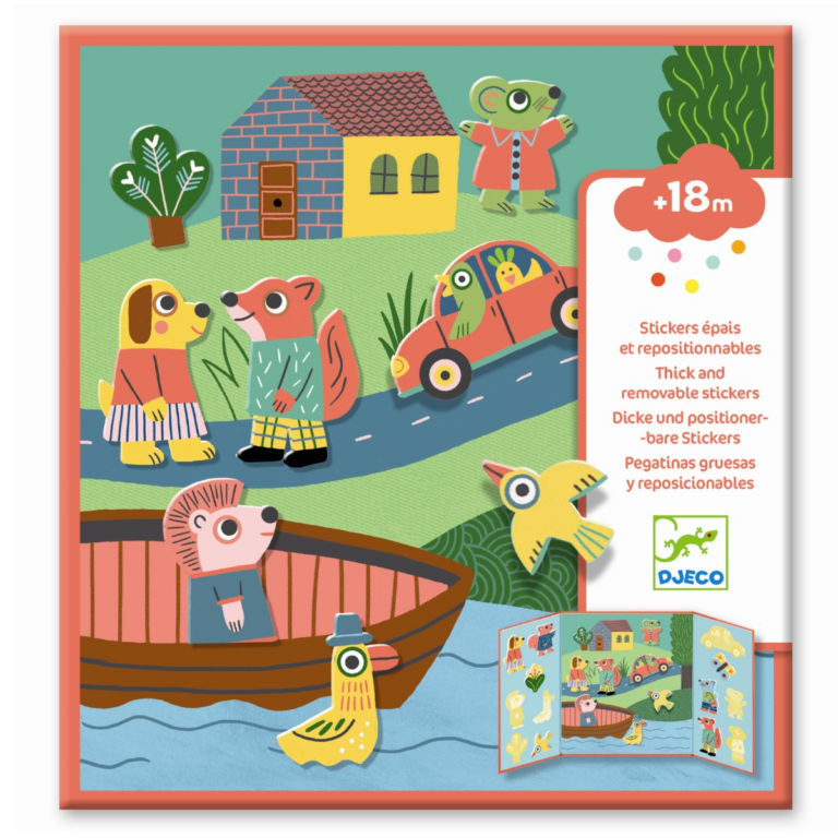 Djeco | Klistermærker (fra 18 mdr.) - Dyr
