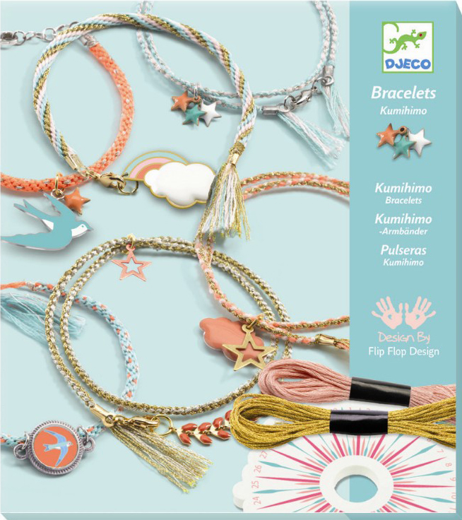 Djeco | Kreativ æske - Armbånd, Celeste