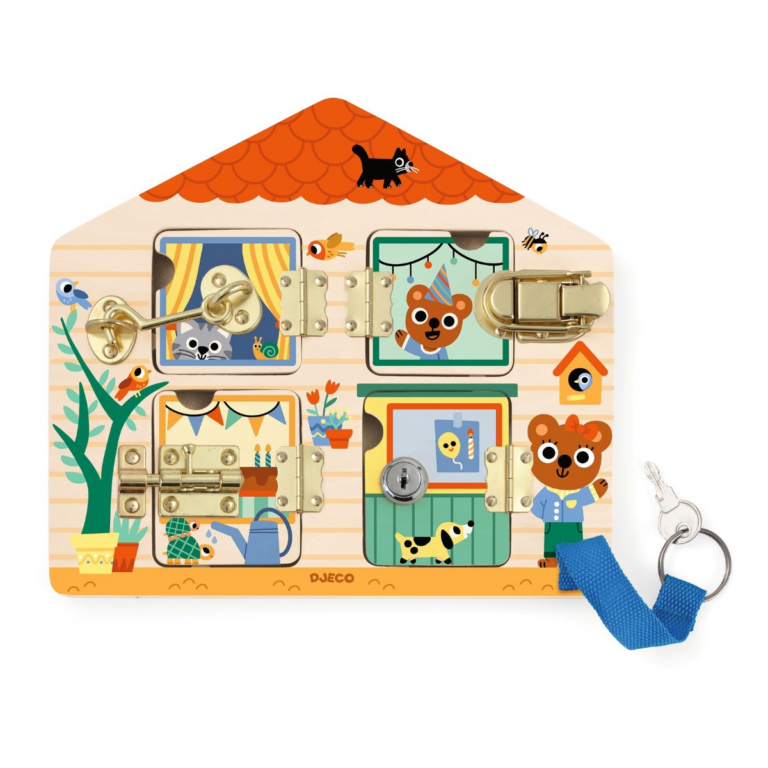 Djeco | Låsebræt - Cabanalock