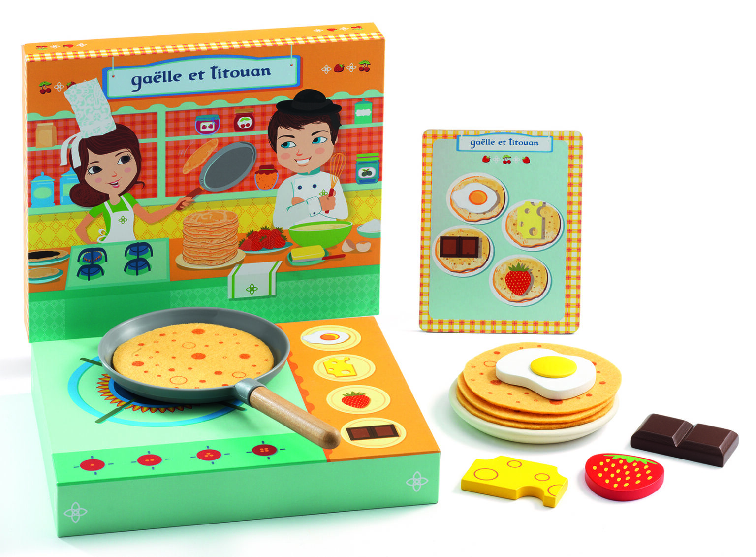 Djeco | Legemad - Pandekagesæt, Gaëlle et Titouan