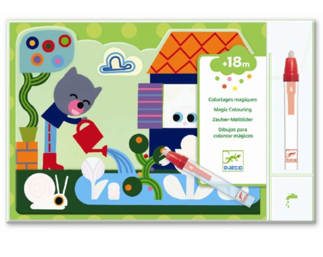 Djeco | Magisk farvelægning - Gemt i haven