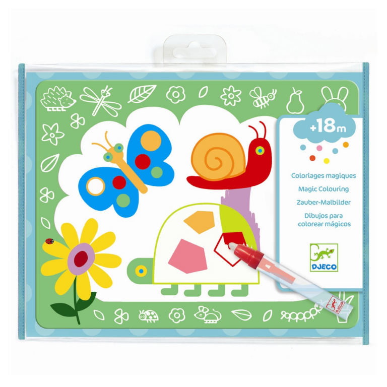Djeco | Magisk farvelægning - Hvem gemmer sig?