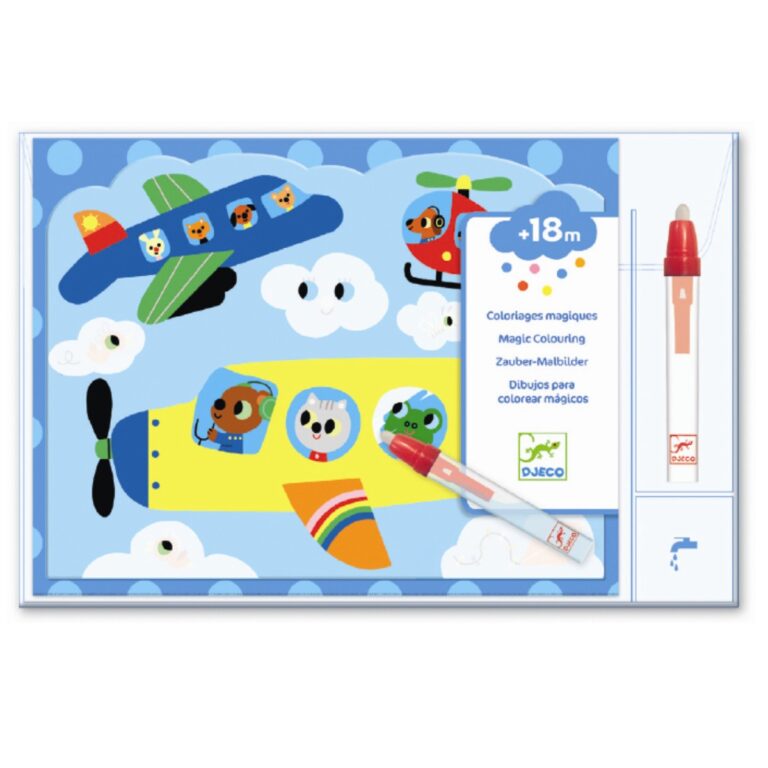 Djeco | Magisk farvelægning - I skyerne