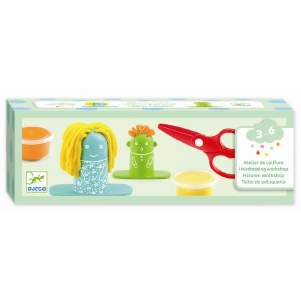 Djeco | Modellervoks - Den lille frisørsalon