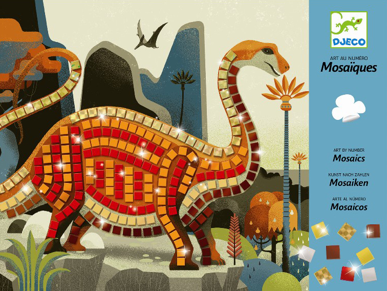 Djeco | Mosaikleg - Dinosaurer