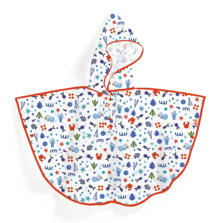 Djeco | Regnkappe - Havet, 3-5 år