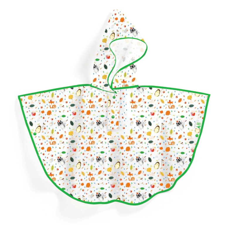 Djeco | Regnkappe - Skoven, 3-5 år