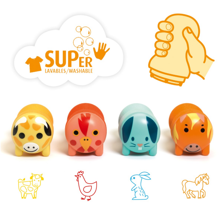 Djeco | Stempler til de små - Bondegård (fra 18 mdr)