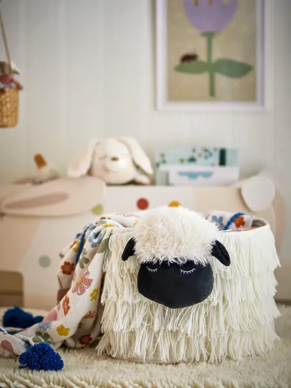 Dolly Kurv, Hvid, Polyester