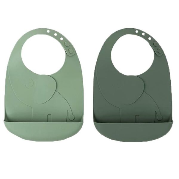 Done By Deer Hagesmække m. Lomme - 2-pak - Silikone - Elphee Gre