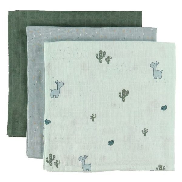 Done by Deer Stofbleer - 3-pak - 70x70 cm - Lalee Blue