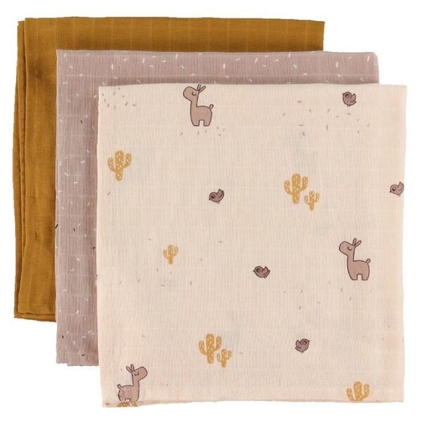 Done by Deer Stofbleer - 3-pak - 70x70 cm - Lalee Powder