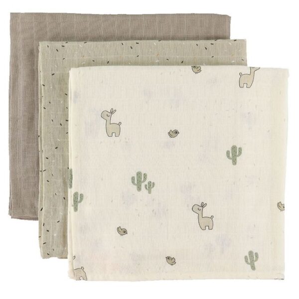 Done by Deer Stofbleer - 3-pak - 70x70 cm - Lalee Sand