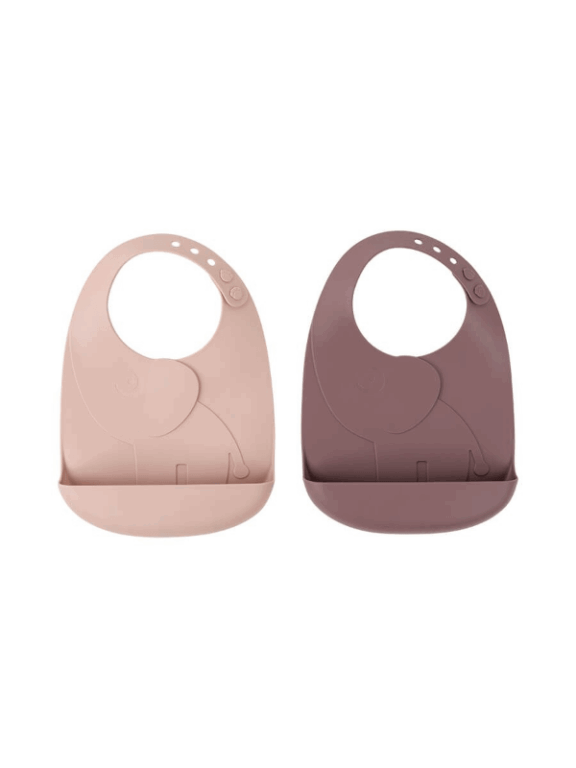 Done by deer 2-Pak Silikone Spisesmække Elphee PowderÂ - Smæk - Legekammeraten.dk