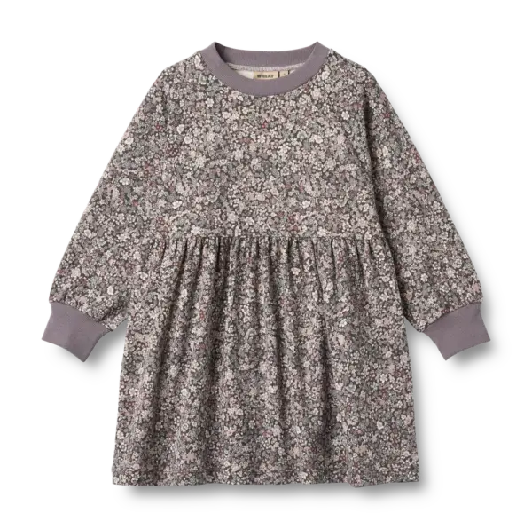 Dorthea Jersey Kjole - Purple stone flowers - 3 ÅR Dorthea Jersey Kjole - Purple stone flowers - 3 ÅR