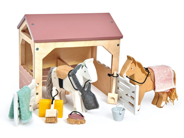 Dukkehus tilbehør - Heste