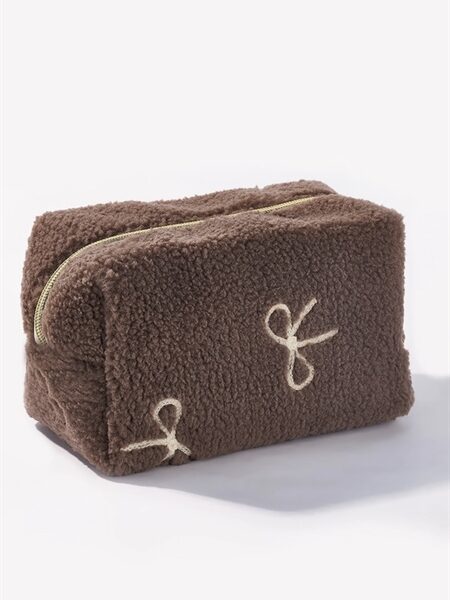 ELINE L'ATELIER Make Up Taske Brun