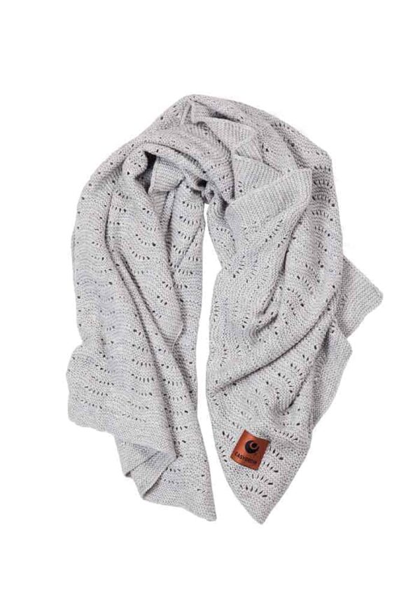 Easygrow Grandma Tæppe - Grå Melange