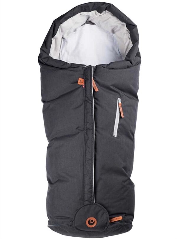 Easygrow Kørepose Norse Hood Sort Melange