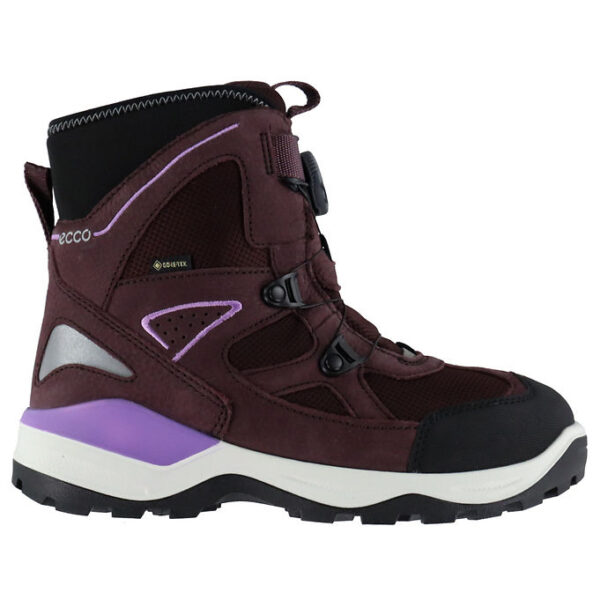 Ecco Vinterstøvler - Snow Mountain - Boa - Tex - Black/Fig