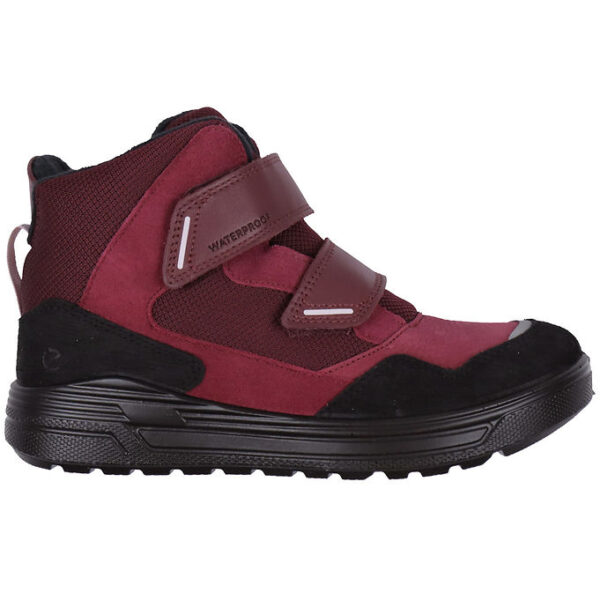 Ecco Vinterstøvler - Urban Snow - BLACK/RED PLUM/DARK RUBY