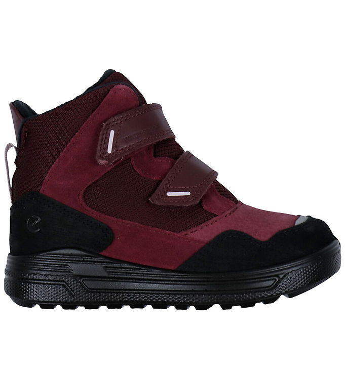 Ecco Vinterstøvler - Urban Snow K Mid - Black/Red Plum/Dark Ruby