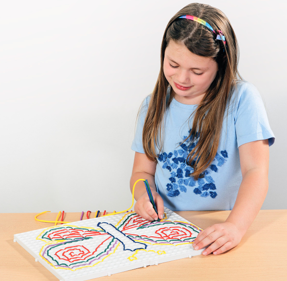 Educational Advantage | Krea-bræt i hvid, 4 stk