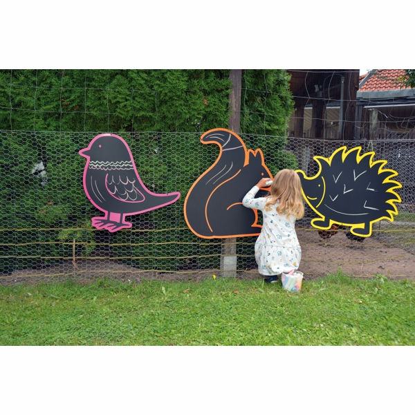 Eduplay | Tavler til udendørs brug - Skovdyr, 3 stk