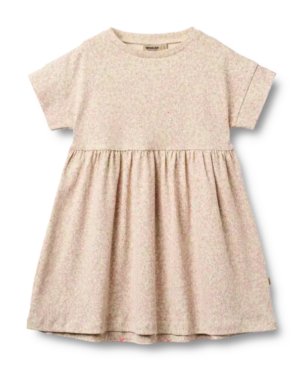 Emilie Jersey Kjole - Coral flowers - 110 Emilie Jersey Kjole - Coral flowers - 110