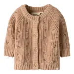 Emlen langærmet strik cardigan - Roebuck - 74