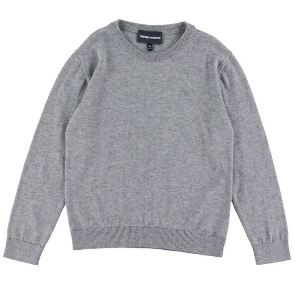 Emporio Armani Bluse - Strik - Gråmeleret