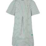 Emporio Armani Kjole - Rosa/Grønstribet