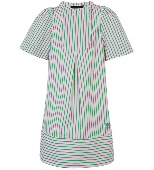 Emporio Armani Kjole - Rosa/Grønstribet